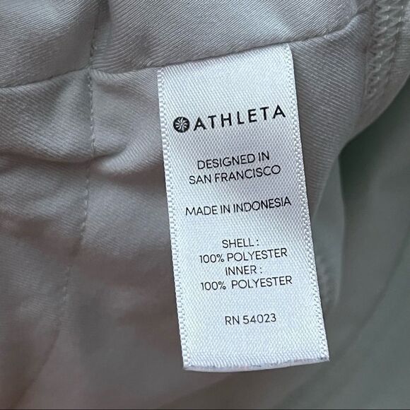 Athleta Shorts Light Mint Double Layer Perforated Hem S - Picture 5 of 7